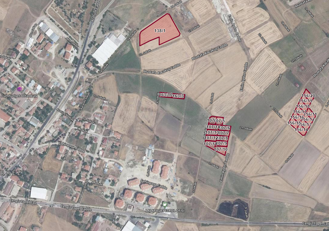 Lalapaşa Konum Haritası